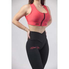 Legging BLACK and RED for Ladies ANIMAL SHAPE